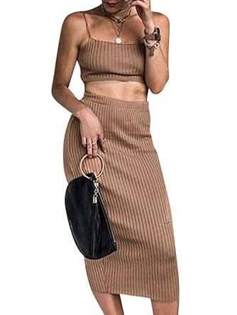2 piece bandage bodycon dress