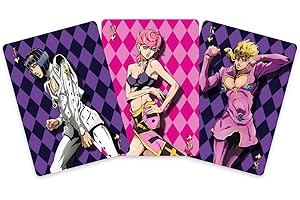 Crunchyroll - JoJo's Bizarre Adventure - 52 Playing Cards - Poker, Card Game, Deck, Playing Cards