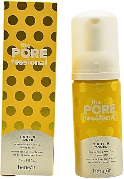 Benefit The POREfessional Tight N Toned AHA PHA Toning Foam Mini Face Toner 60ml