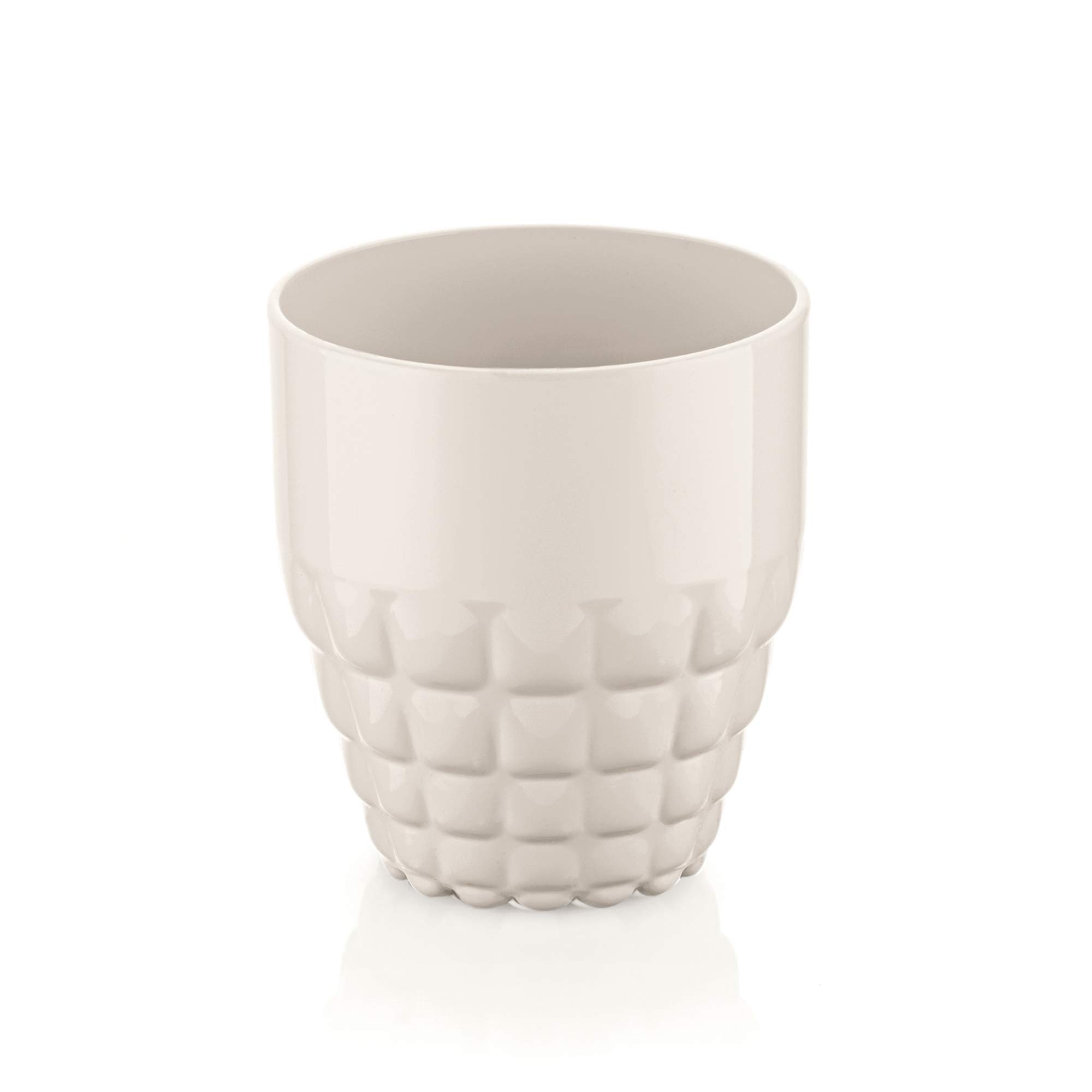 Guzzini - Tiffany, Low Tumbler - Milk White, 8,5 x h9,5 cm | 350 cc - 225700156