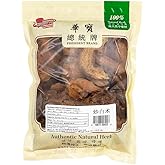 Sweet Post Atractylodes Bai Zhu 白术 - Premium Chinese Dried Herbs - Atractylodes Rhizome Tea - Cut Slices Bai Zhu - Natural Herbal Tea 炒白术 16 OZ