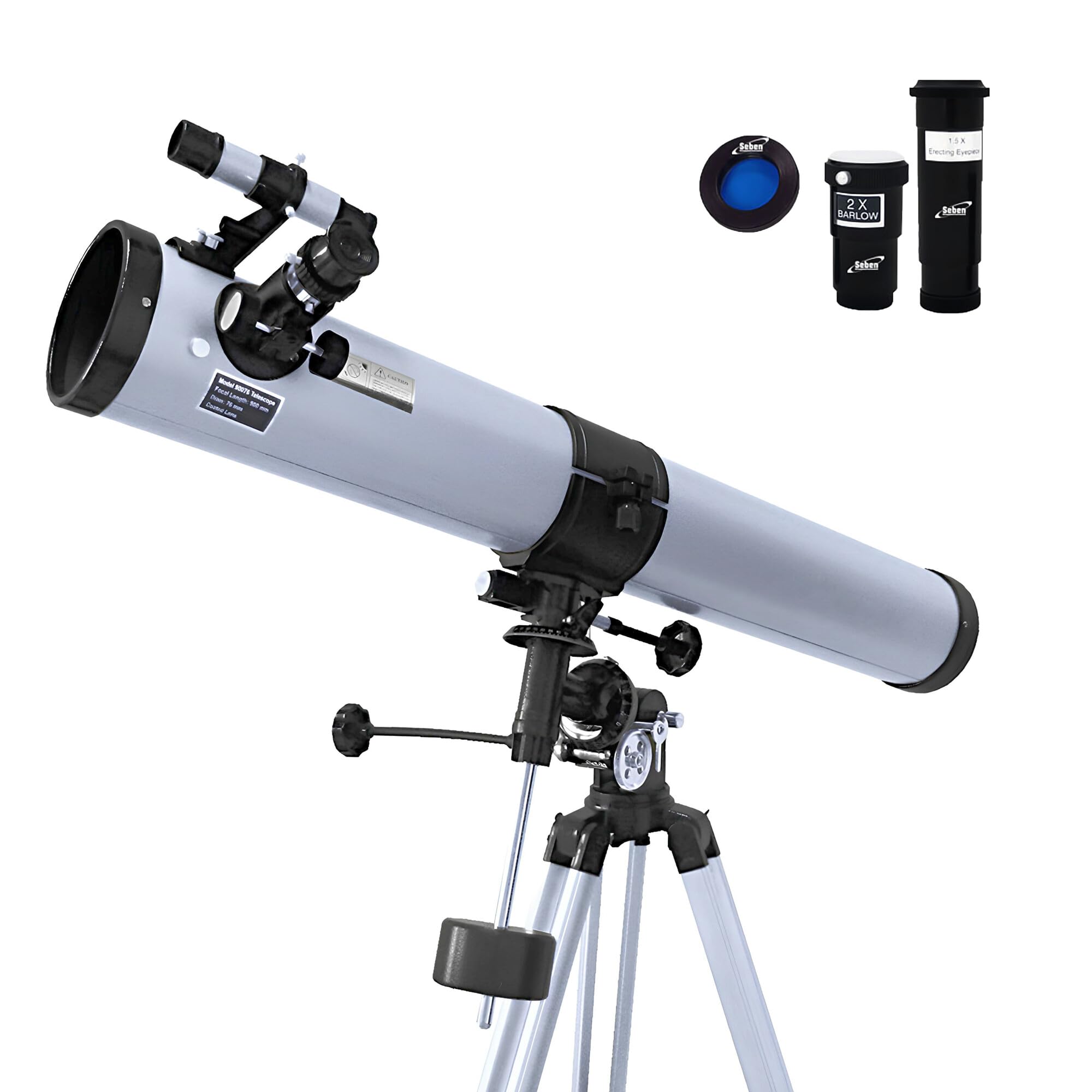 Seben 76/900 EQ2 astronomical reflecting telescope