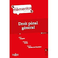 Droit pénal général (Mémentos) (French Edition) book cover