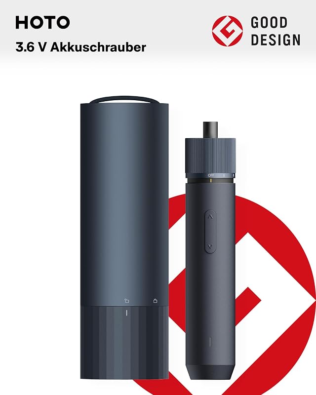 Elektrischer Schraubendreher Set, 12 Bits, 3 Drehmomente bis zu 4 Nm