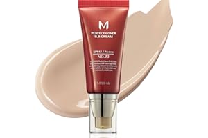 MISSHA M Perfect Cover BB Cream No.23 Natural Beige -Light/Medium with Cool/Neutral Undertone SPF 42 PA +++ 1.69 Fl Oz - Tinted Moisturizer for face with SPF