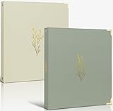Aesthetic 3 Ring Binder Set of 2 - Sturdy 1 Inch