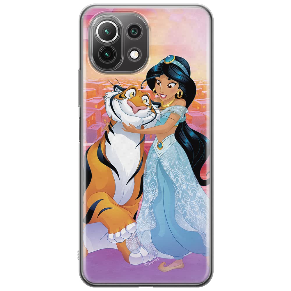 ERT GROUP mobile phone case for Xiaomi 11 Lite 4G/5G original and officially Licensed Disney pattern Jasmine and Rajah 001, case made of TPU — image 1