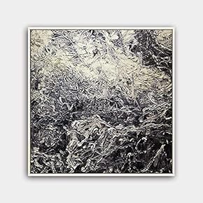Framed Canvas Wall Art Abstract Canvas Prints Home Artwork Decoration for Living Room,Bedroom - 16x16 inches