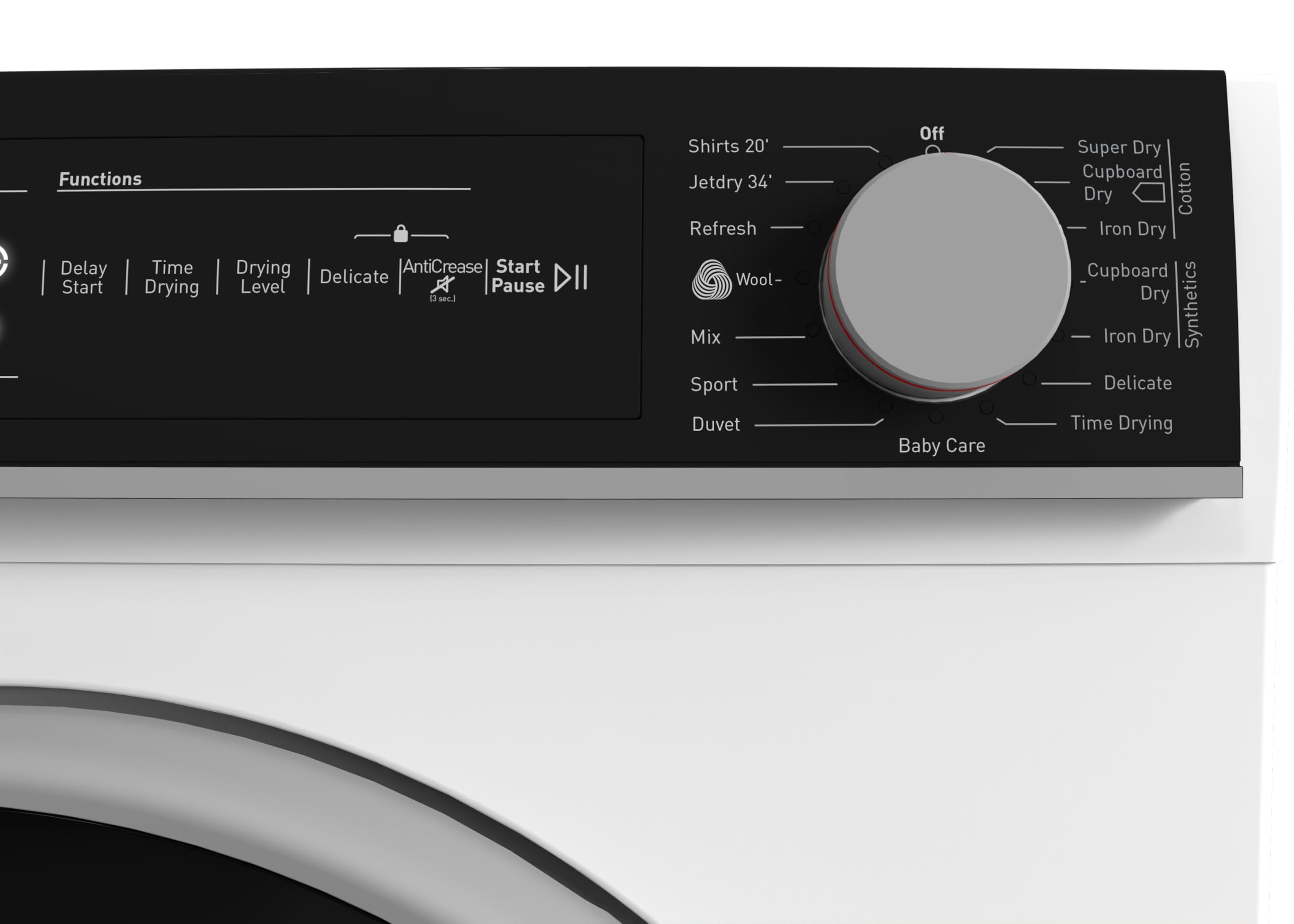 Sharp KD-NHH8S7GW21-EN, Free Standing, 8KG, Heat Pump Tumble Dryer, A++ Energy Rating, White