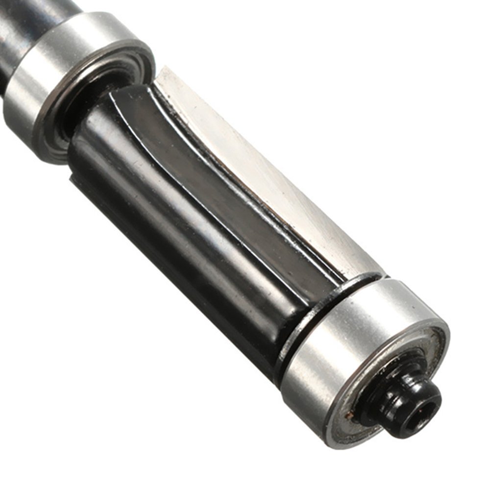 Yakamoz Flush Trim Router Bit Top & Bottom Bearing 1 H X 1/4 Shank