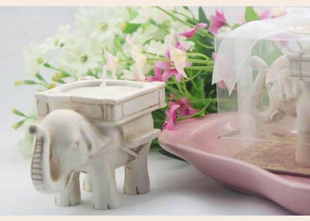 Candle Tealight Holder Candleholders for Votive Birthday Candles Home Decoration Elephant Design Pack of 2: Home & Kitchen