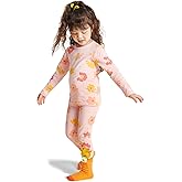 dorsill Children Girl's and Boys' Long-Sleeved Underwear Set Thermal Underwear Sets 3-14 Kids Base Layer Cotton Set