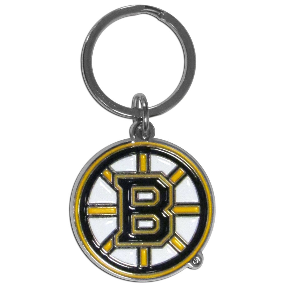 Siskiyou NHL Sports Fan Shop Boston Bruins Chrome & Enameled Key Chain One Size Team Colors