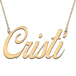 HUAN XUN Customized Custom Simple Any Name Necklace