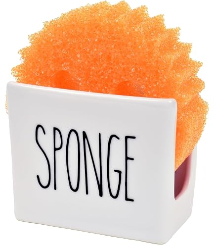 Amazon.com: Mud Pie 4265474 Pineapple Sponge Holder, White, 5
