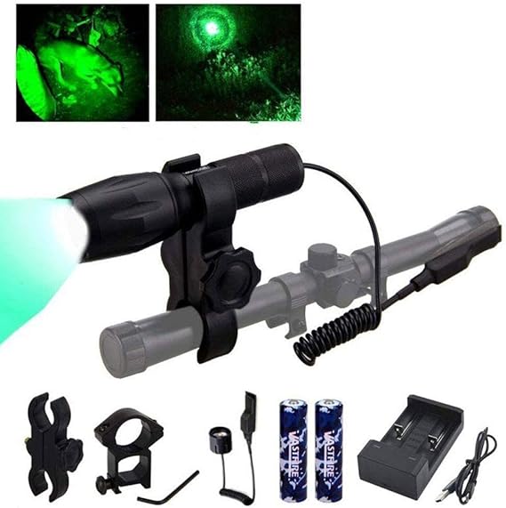 Red//Green//Blue Beam Light LED Flashlights Night Vision Torch For Campiny1 WY