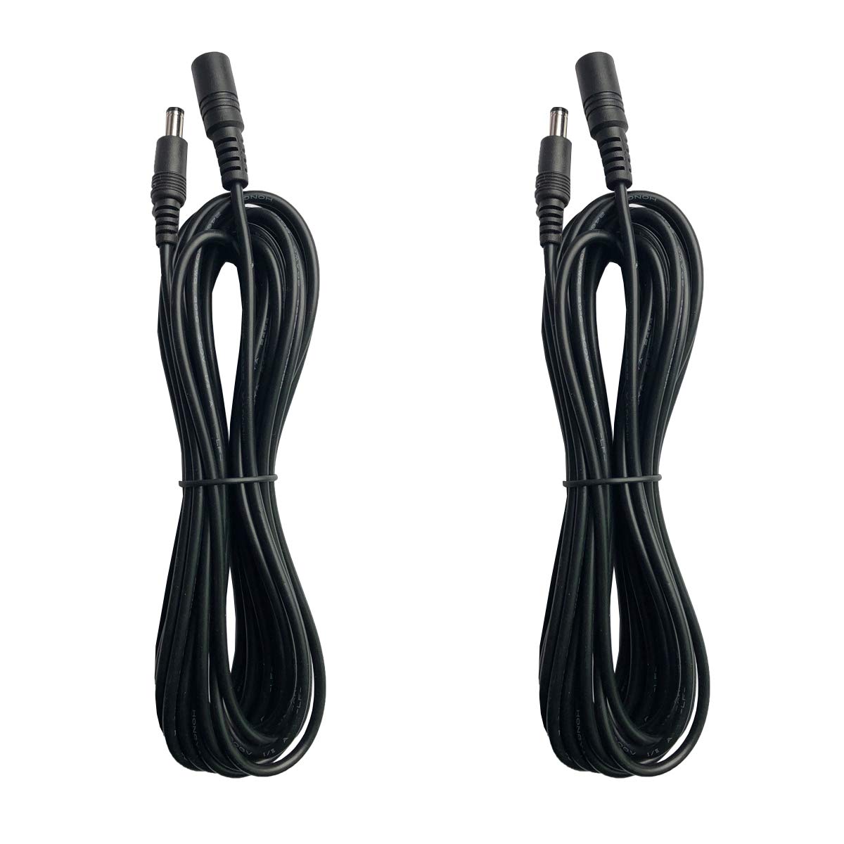 Dc 12V Power Extension Cord Cable 15Ft (5M) 2.1Mm X 5.5Mm Power Adapter