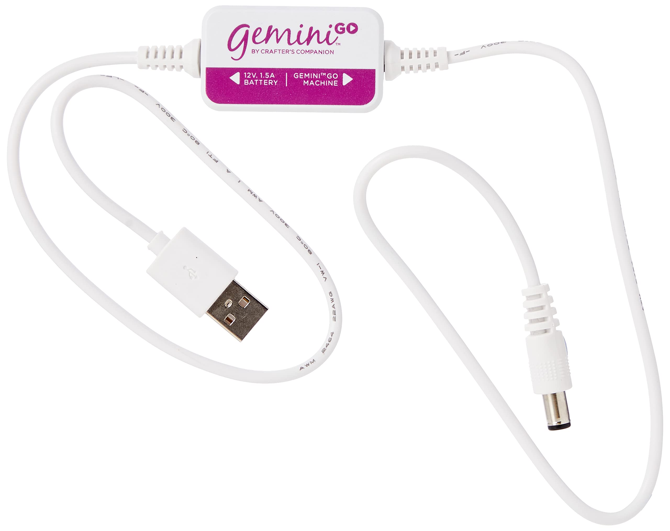 Gemini GO Accessories - Booster Cable, White