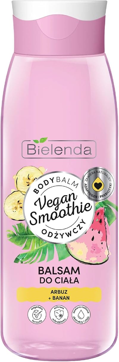 Bielenda Vegan Smoothie Body Balm Watermelon Banana 400g Hydrating Moisturizing