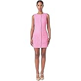 endless rose Women's Sleeveless Tweed Mini Dress