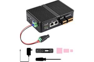 KLAYERS CM5 IPCBOX B US,Gigabit/2.5G Dual Ethernet,Compatible with Raspberry PI CM5,onboard 2 × RS485 + 2 × RS232 interfaces