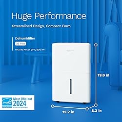hOmeLabs 32 Pint Wi-Fi Dehumidifier for up to 4,500