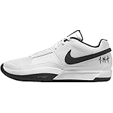 Ja 1 (Team Bank) Basketball Shoes (FV1303-100, White/White/Black) Size 5