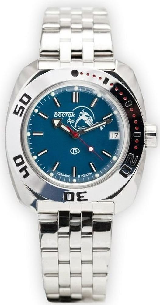 Military Russian Scuba Dude Diver Watch Blue 2416/710059