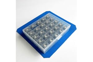 25 Aluminum L Style Bobbin W/Deep Groove for Juki Bernina Brother Janome Pfaff+