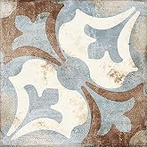 8x8 Amalfi Genuine Porcelain Tile Weathered Blue and Brown (1 piece)