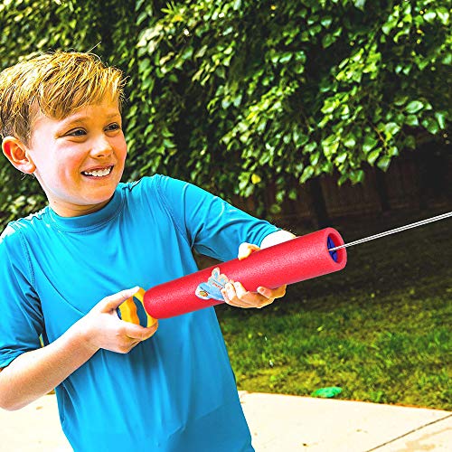 TNELTUEB Best Long Water Gun Set, 4 Pack Super Soaker Foam Water Blaster Gun for Swimming Pool Beach Summer Water Fighting Game Outdoor Toys for Boys Girls Adults