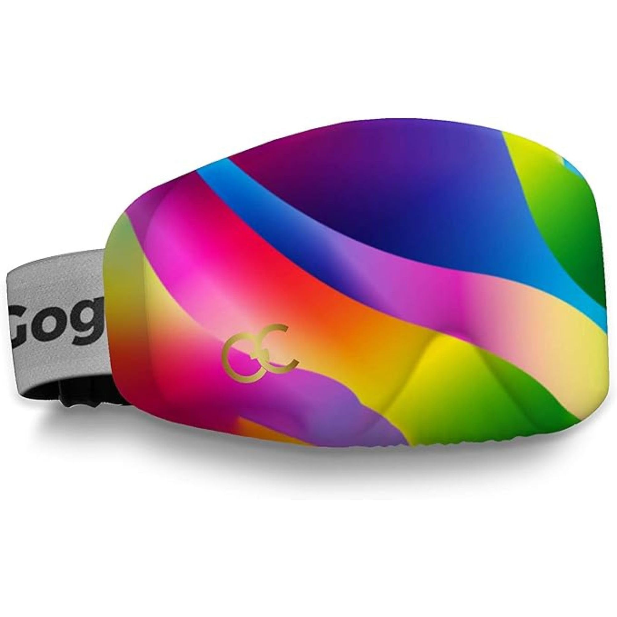 GogglesCover Ski Goggles Protective Cover, Protective Goggle Cover Portable, Ski Goggle Cover Sleeve Anti-Scratch, Ski Goggles Accessories, Ski Equipment, Rainbow Flow Design