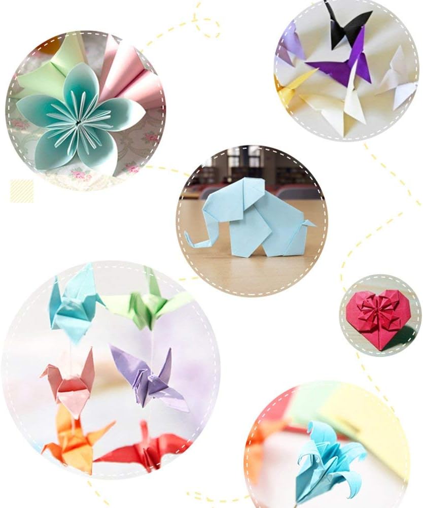 Aierliusa Colored Paper Colored A4 Copy Paper Paper more Fun at Crafting Decorating Cut-to-size Paper 100 Sheets 10 Different Colors for DIY Art Craft (20 30cm) : Office Products