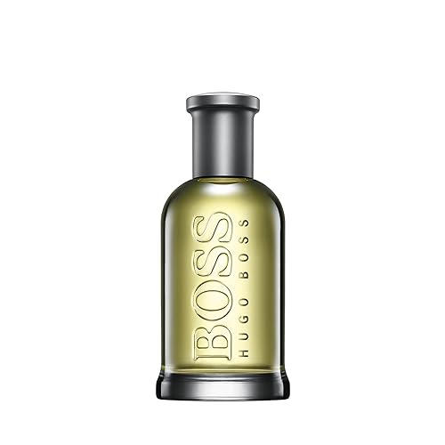 BOSS Bottled Aftershave for Him - Woody Scent with Notes of Apple, Cinnamon and Wood - Light Longevity - 50ml