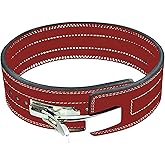 Flexz Fitness Lever Weight Lifting Belt Leather - 10MM 13MM Powerlifting Gym Belts for Men & Women - Lower Back Support for Weightlifting Deadlifts Squats Heavy Duty IPF Bodybuilding