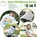 Nursing Cover for Breastfeeding - Soft, Stretchy | Car Seat Covers for Babies & Stroller Canopy | Breastfeeding Cover | Shopping Cart Covers for Baby | Milk Snob by Pupiki
