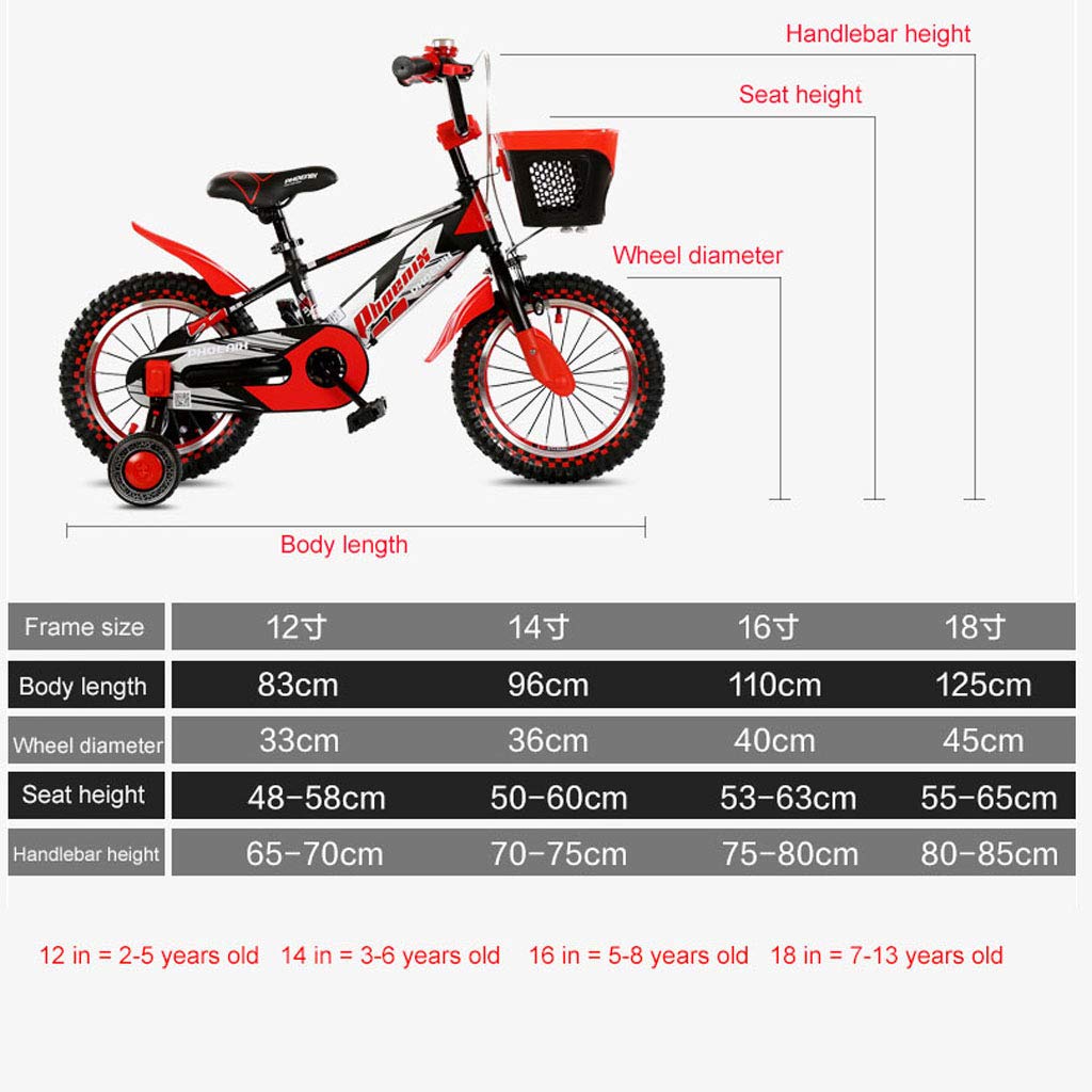 子供の自転車18インチ子供のバイク6-7-8-9歳のベビーカー男の子女の子