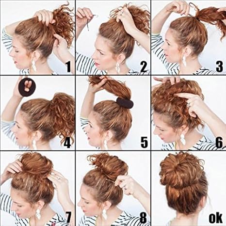 Clothobeauty 3 Pieces Extra Small Size Kids Children Hair Bun