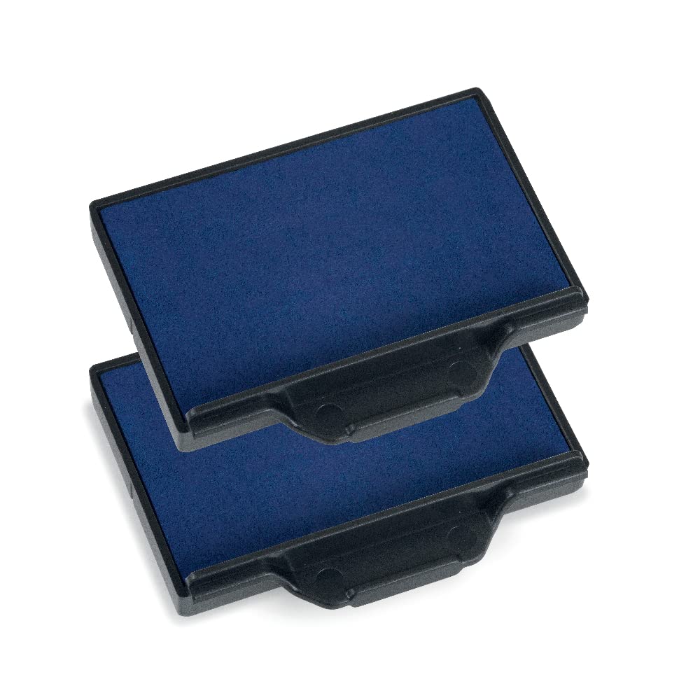 Trodat Replacement Ink Pads 6/56 – Pack of 2 – Blue Ink – for the Professional 5204, 5206, 5460, 5460/L, 5117, 5558, 5558/PL, 55510, 5465, 55510/PL, 5466 and 5466PL