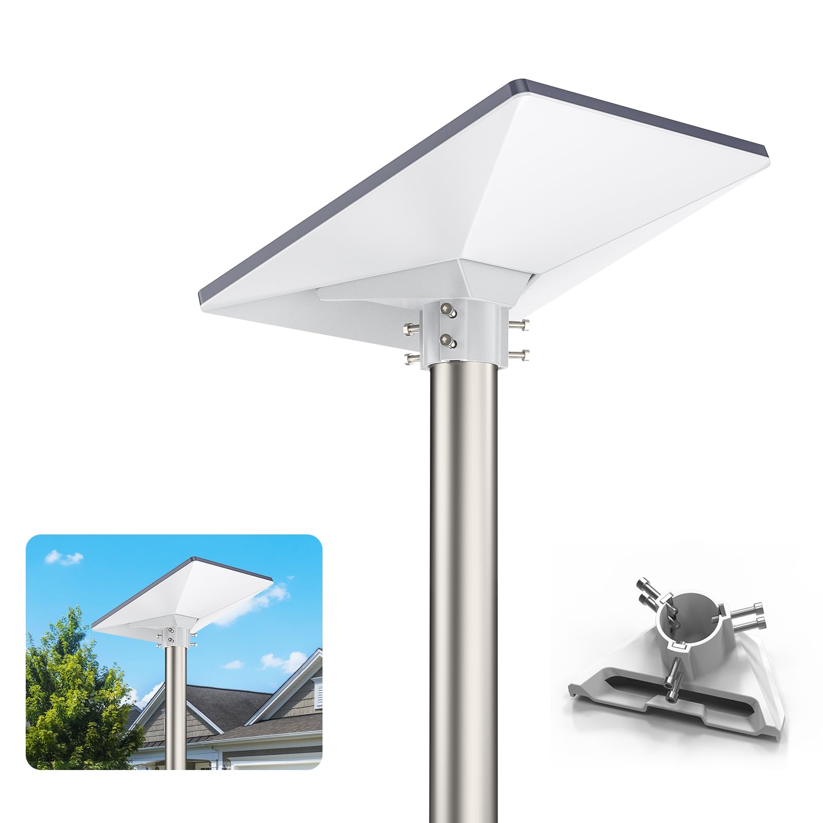 Starlink Mini Mount, ASA Mini Starlink Pole Mount, Premium Starlink Mini Accessories for Easy Installation (1.22-1.73'') Compatible with Star Link Standard Mini Dishy