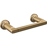 DELTA FAUCET Rubber Limited 78955-CZ Tetra Pivot Arm Toilet Paper Holder Bath Hardware Accessory in Champagne Bronze