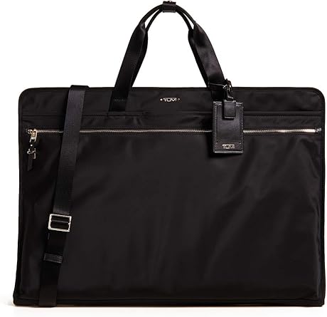 tumi leather garment bag
