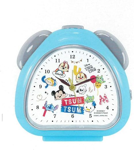 Amazon キャラクターさんかくクロック ツムツム ディズニー 置き時計 掛け時計 オンライン通販