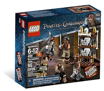 LEGO Pirates of The Caribbean Captain 's Cabin 95stück (S) Baukasten – -Spiele BAU (Mehrfarbig, 6 Jahr (E), 95 Stück (S), Fil