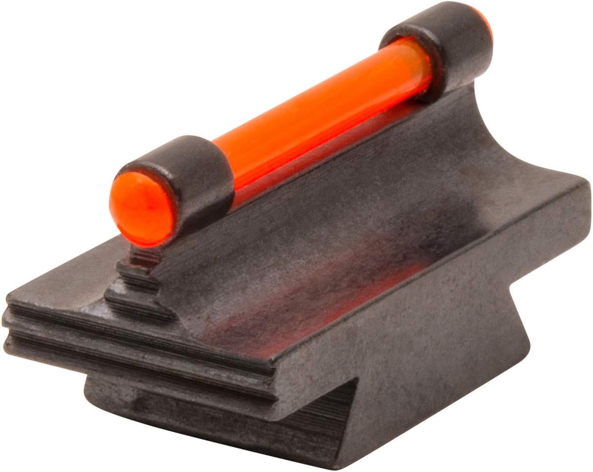 TRUGLO 3/8Inch Dovetail Front Rifle Sight Replacement Fiber Optic Ramp