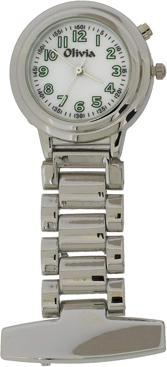 nurses fob watch with backlight