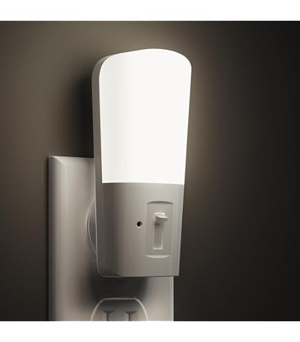 L LOHAS LED Night Lights Plug Into Wall 2 Pack, Night Light With Dusk To Dawn Sensor, 3000K Soft