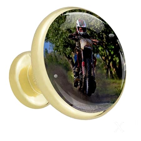 Kommode Schubladen Knopf Gold Extrem Motorrad cool Küchenschrankknöpfe