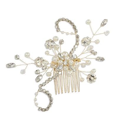 Amazon Com Trixy Wedding Clip Wedding Comb For Bride Bridal
