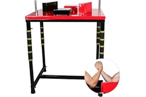 INNOLIFE Professional Arm Wrestling Battle Table, Arm Strength Training Equipment Competition Training Arm Wrestling Table fo